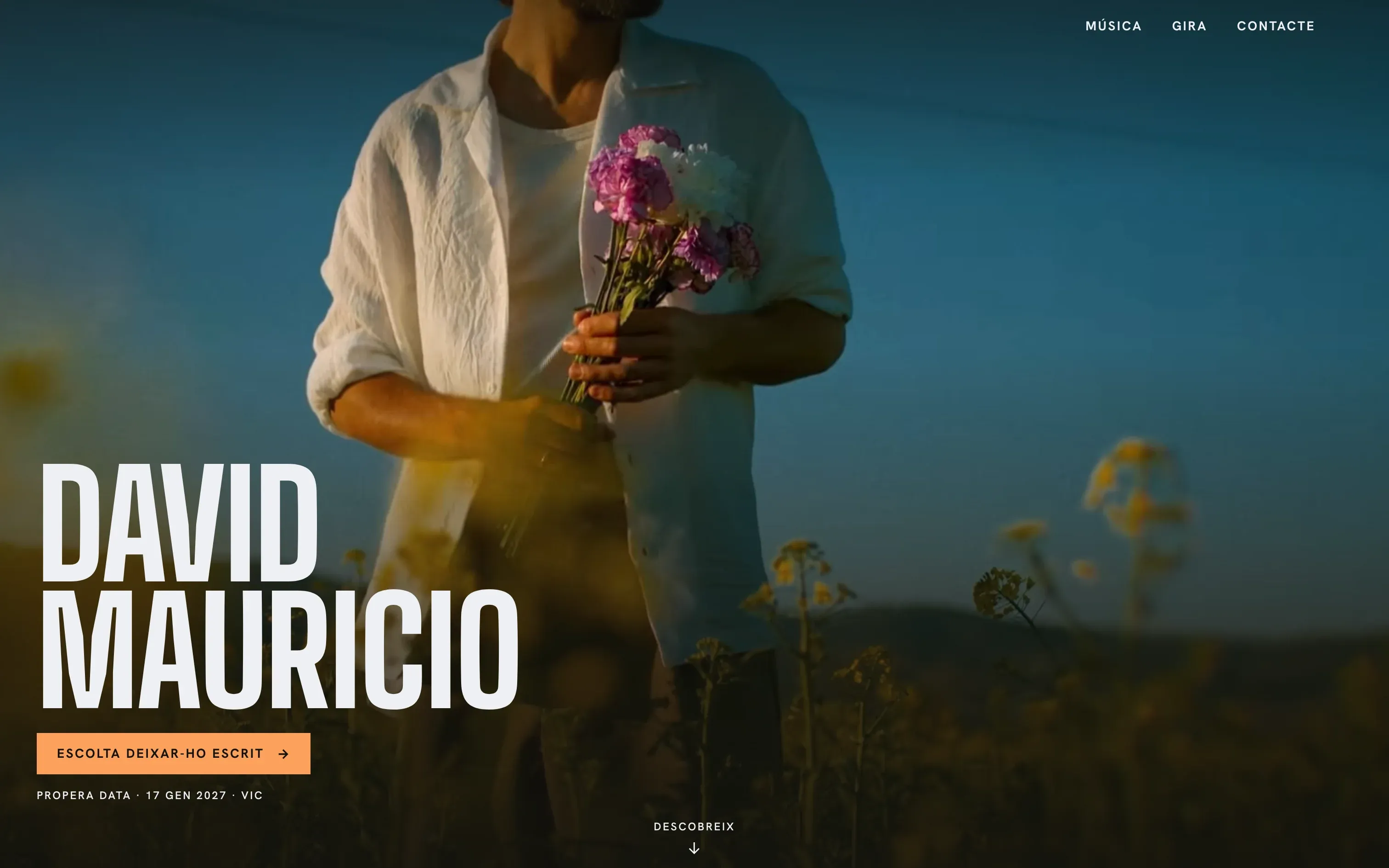 David Mauricio home page